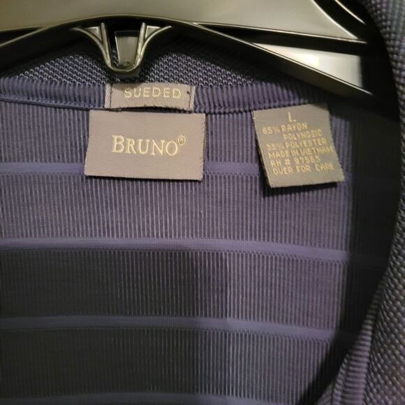 BRAND NEW BRUNO SUEDED SHIRTS  MEN'S POLO SHIRTS - Picture 11 of 15